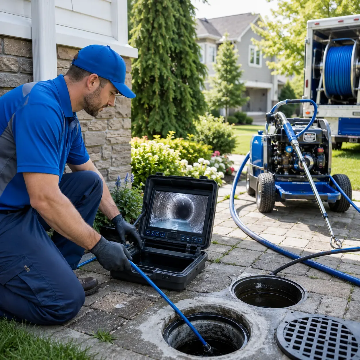 Outdoor drain cleaning professionals serving Lemont Furnace, PA